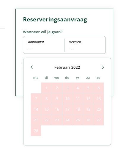 6.5 beschikbaarheid klopt niet