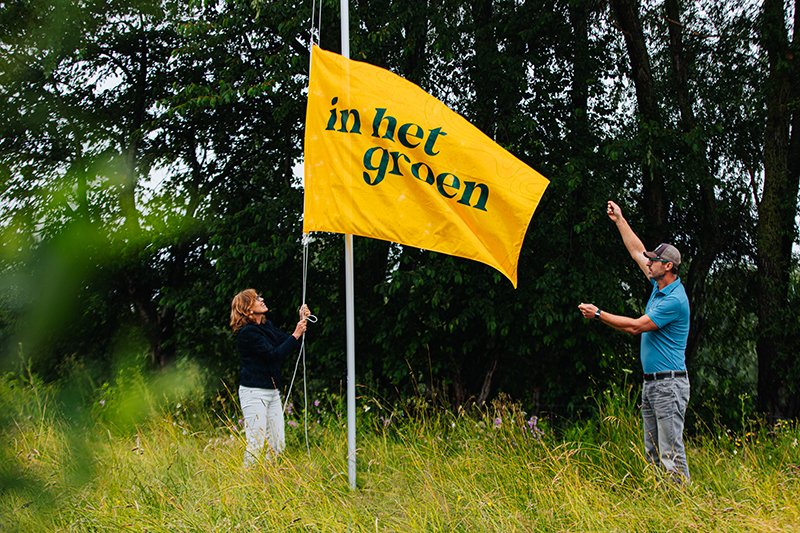 In het Groen vlag