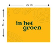 In het Groen sticker 20x25 - impressie